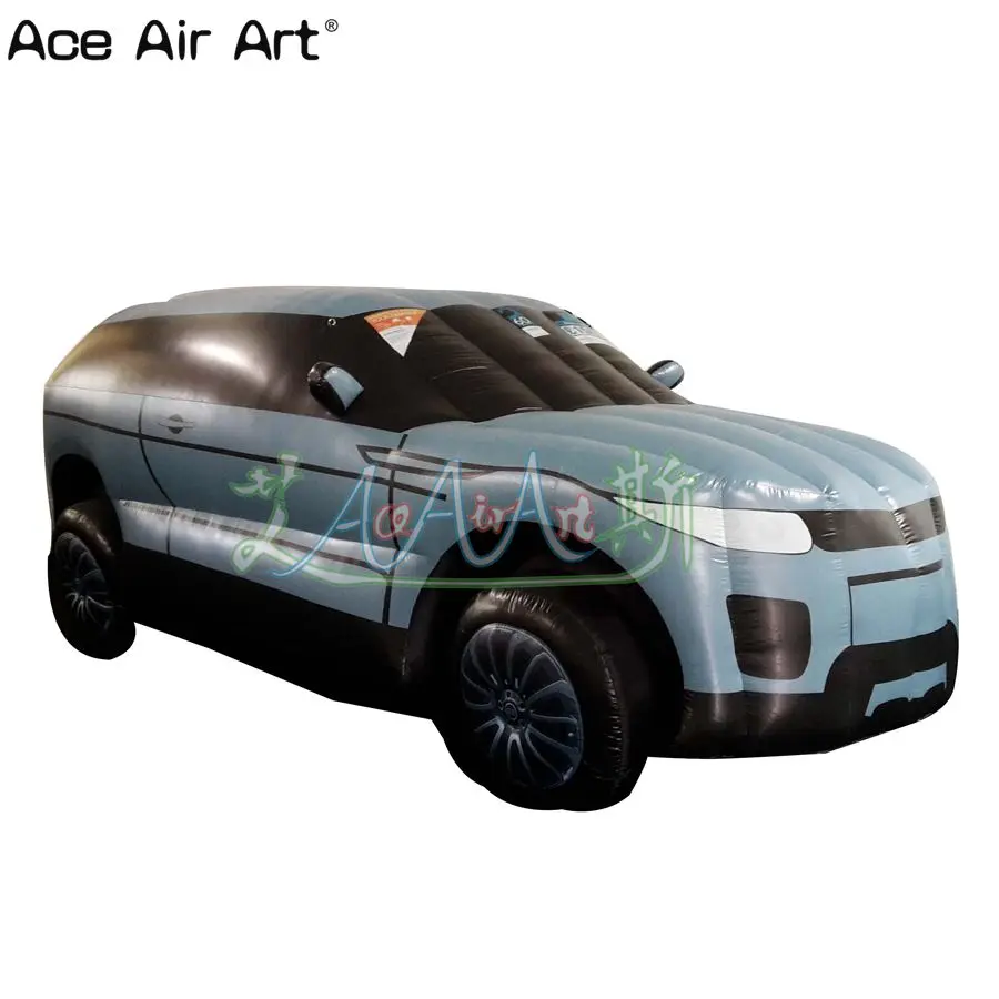 4m Long Inflatable Off-road Vehicle Replic Model Customized Digital Print Jeep for Sale