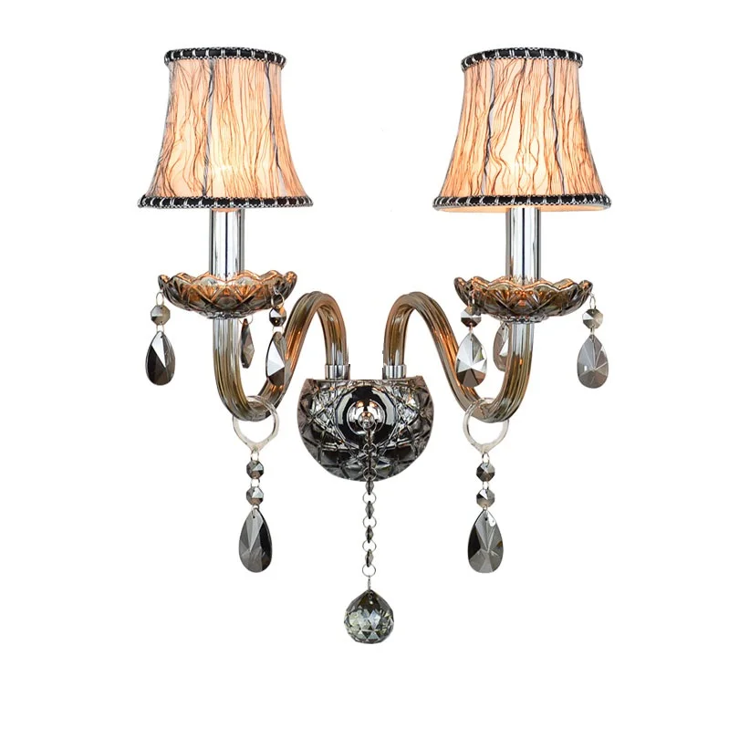 Modern Smoky Grey Crystal Chandelier Lighting Chandeliers Large Chandeliers Lamp Bedroom Living Room Lights Lighting