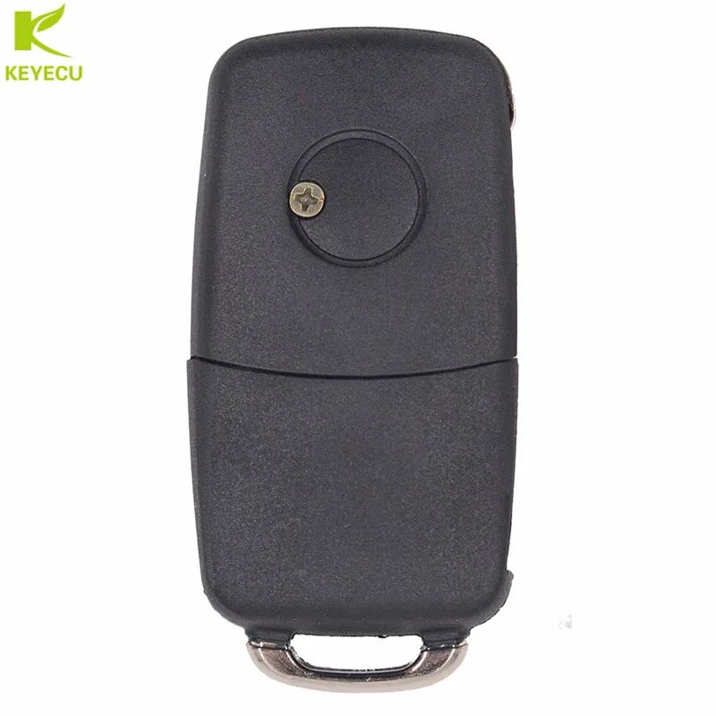 KEYECU Relacement Folding Remote Key Fob 1J0 959 753 N 2 Button 433 MHz ID48 For Volkswagen PASSAT GOLF MK4 ,Skoda Octavia ,Seat
