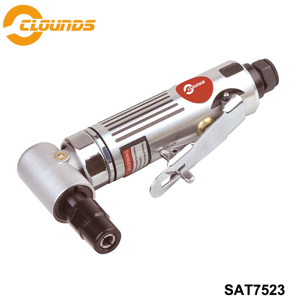 SAT7523 Pneumatic Angle Die Grinder Great Grinding Gas Polishing Machine Pneumatic Grinder 90 Degree Angle Air Die Grinder Tools