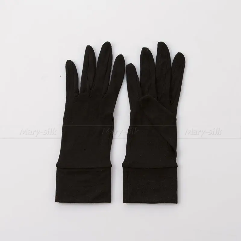 Mens 100% Silk Glove Sport Gloves Liners/Thermals/Inners - Mens Motorbike/ Winter/Running Gloves