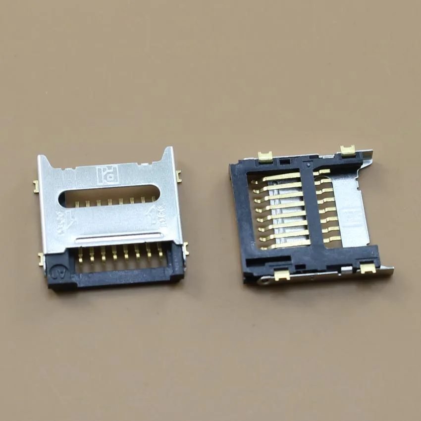 YuXi Micro SD+TF card socket reader holder tray slot connector for flip phone.