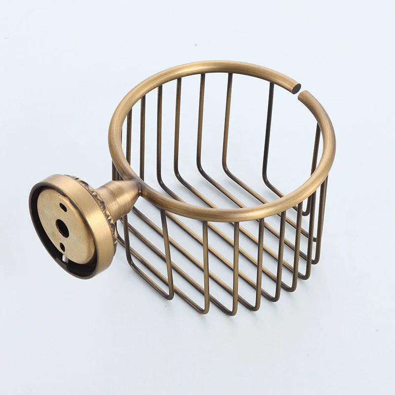 Imagem -05 - Suporte de Papel Higiênico Zd935 Suporte para Rolo de Papel Higiênico em Latão Antigo para Parede