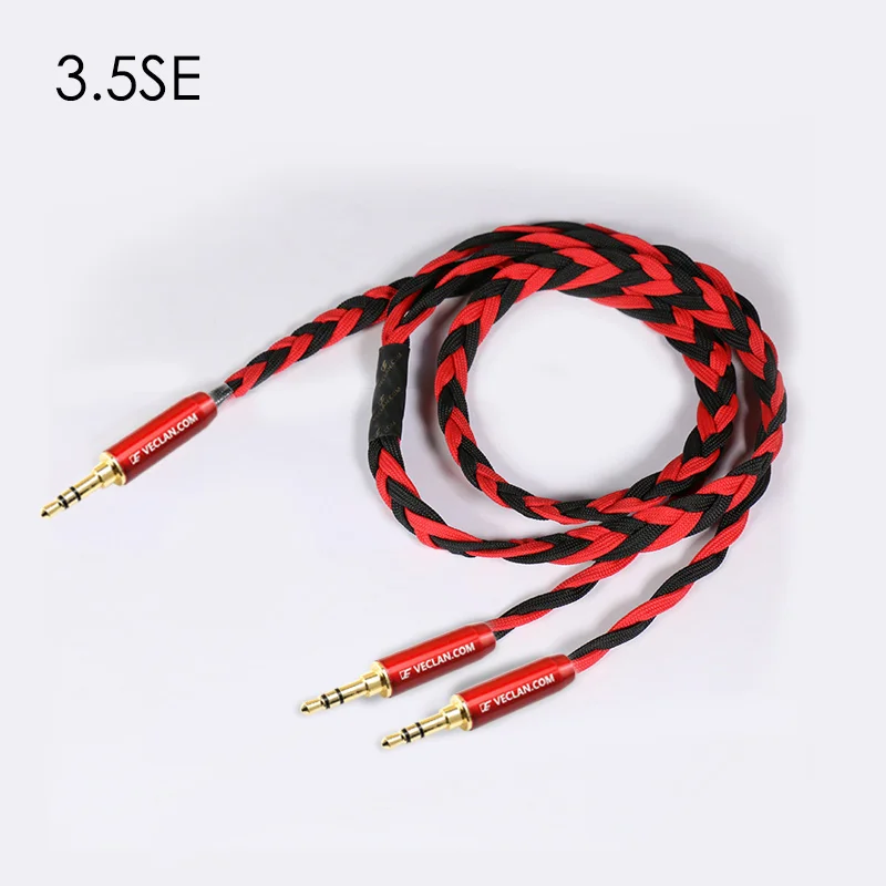 Venture Electronics Basic Black litz  HIFIMAN 3.5mm balanced headphone cable image 3