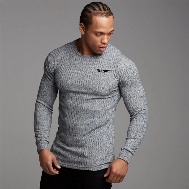 Brand Man Pullovers Autumn New Fashion O neck Sweater Knitted Jumpers Men Fitness Clothes Slim Fit Male Tops