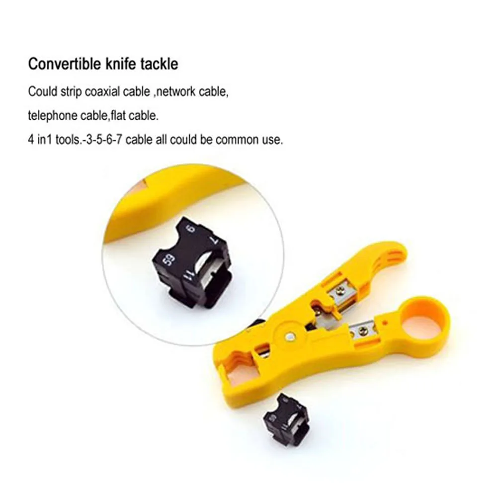 TL-352 Coaxial Cable Stripper cable stripping tools  for RG59/6/7/11 CAT 5E CAT 6