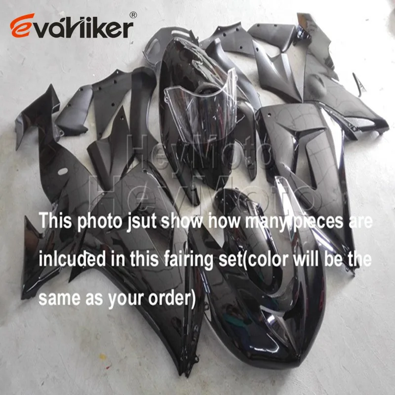 Motorcycle Fairing for ZX10R 2006 2007 green black ZX 10R 06 07 ABS plastic Motorcycle cowl kit H3