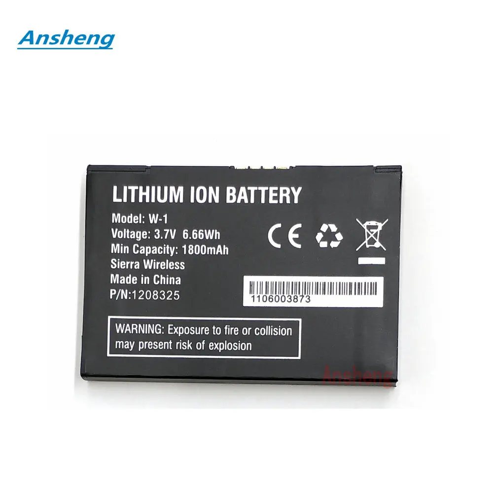 Original 3.8V 1800mAh W1 W-1 Battery For Netgear Sierra Aircard 753S 754S 778S Mobile Phone