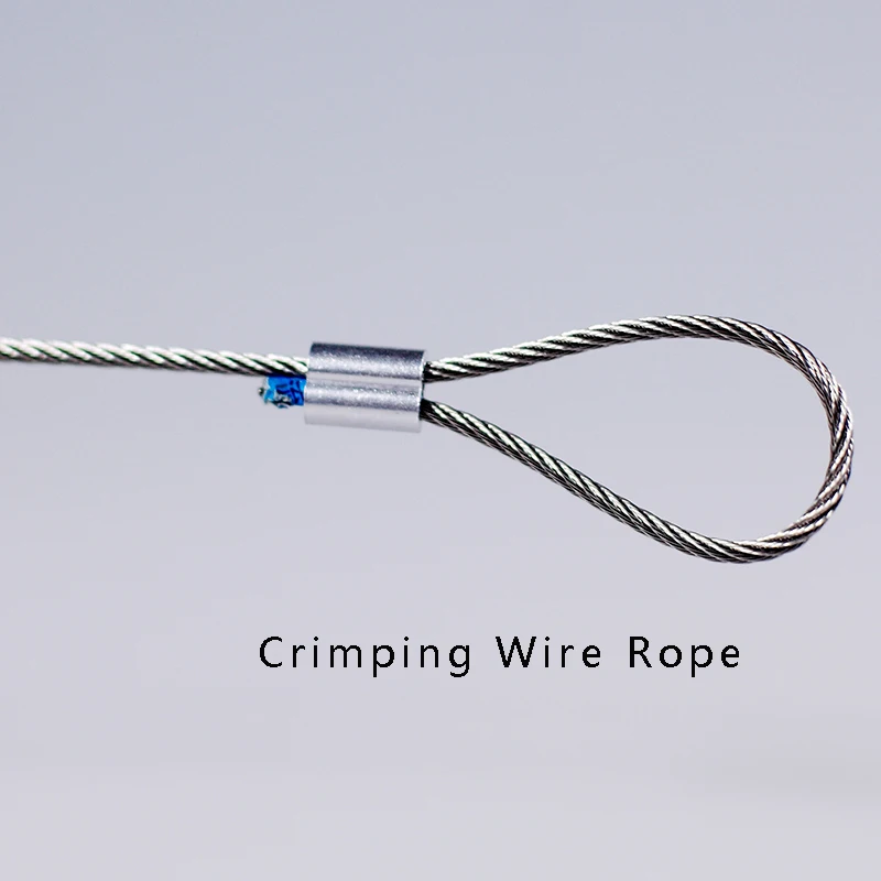 5 Meter 0.6mm 0.8mm 1mm 1.2mm 1.5mm 2mm 304 Steel Wire Rope Cable Clothesline Rustproof 304 Stainless Steel 7*7