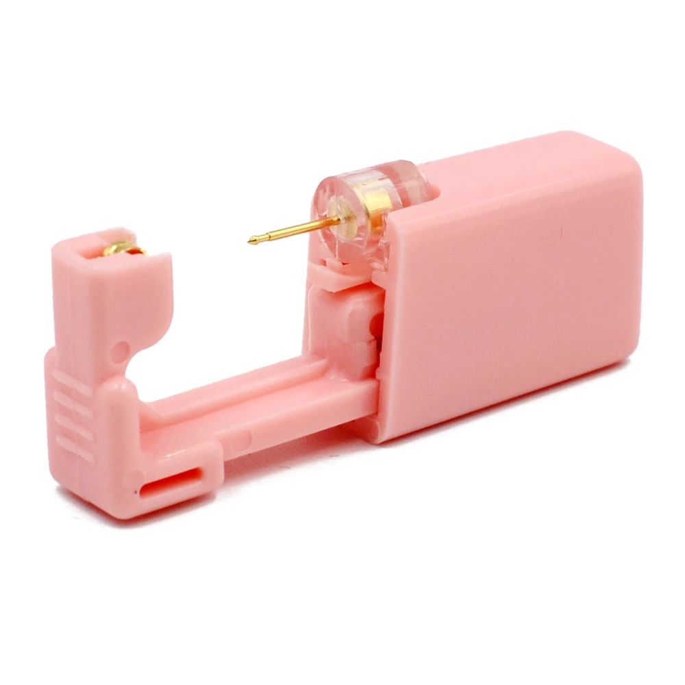 1pcs Disposable Sterile Ear Piercing Unit Cartilage Tragus Helix New Piercing Gun Tool Kit Build In Steel Stud Earring Star Ball