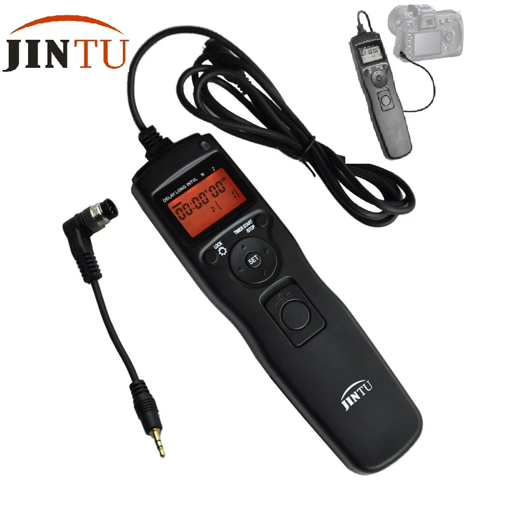 JINTU LCD Time intervalometer Timer Remote Control N1 Shutter Release Kit for NIKON D800E D800 D700 D300s D850 D810 Camera