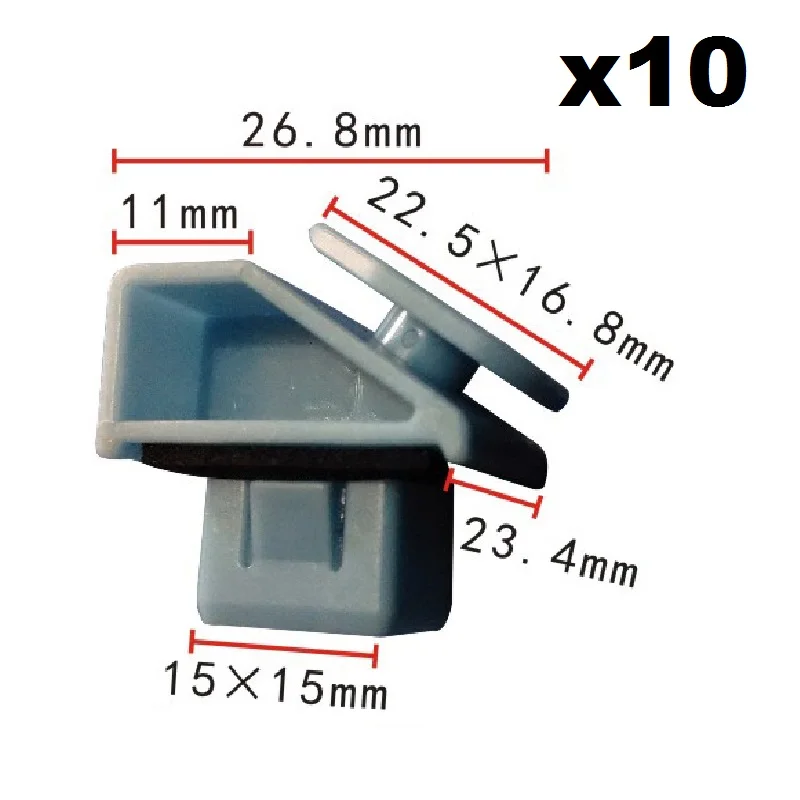 10x For Honda GAC only Nylon Retainer Clip B131