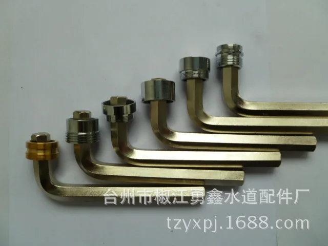 Faucet repair installation disassembly tool within the 6 angle wrench [opposite side 12mm diagonal 14mm]