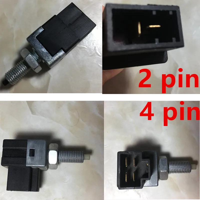 3pcs 1635206U8010 1635206U8014 Brake Switch 2 models 2 pins / 4 pins for JAC J3 1.3L Engine Parts