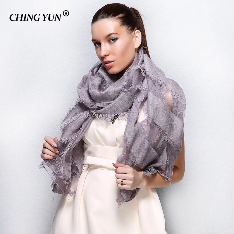 Fashion Bandana Luxury Cachecol Brand Cotton Scarf Women Shawl High Quality  Stoles New Tassels Eugen yarn splicing Long wraps