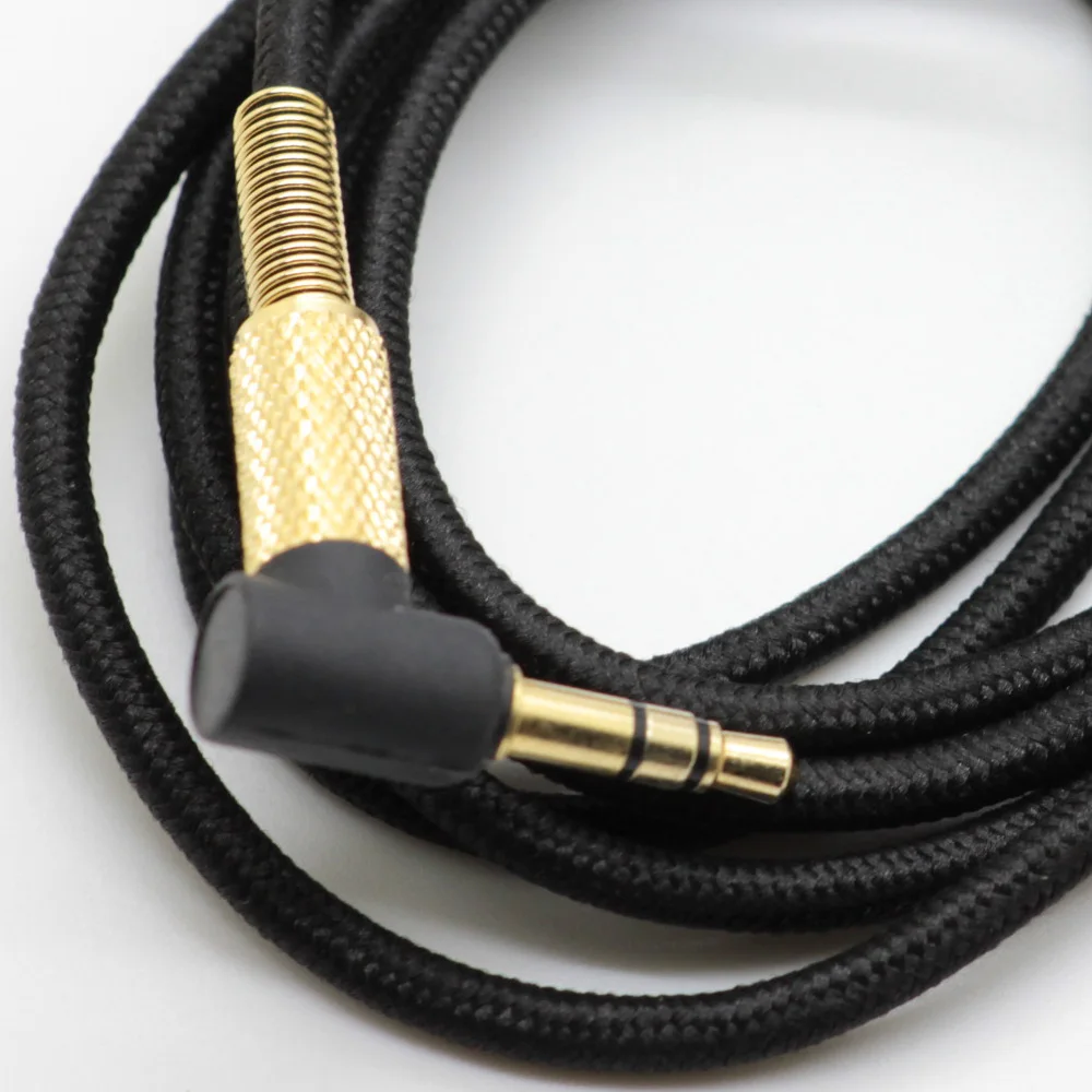 Poyatu 3.5mm Cable for Sennheiser HD569 HD579 HD559 HD 599 HD599 Headphones Cables Upgrade Replacement Cord Braided Black