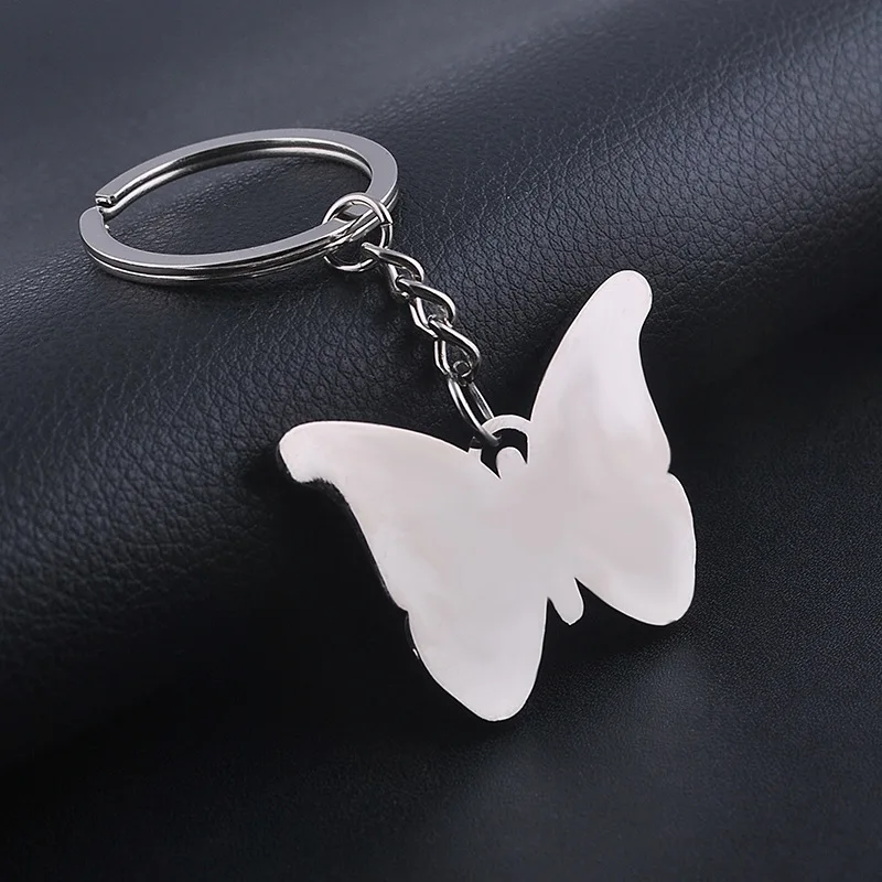 200pcs Zinc Alloy Colorful Butterfly Keychain Metal Keyring Wedding Party Favors And Gifts Souvenirs ZA6716