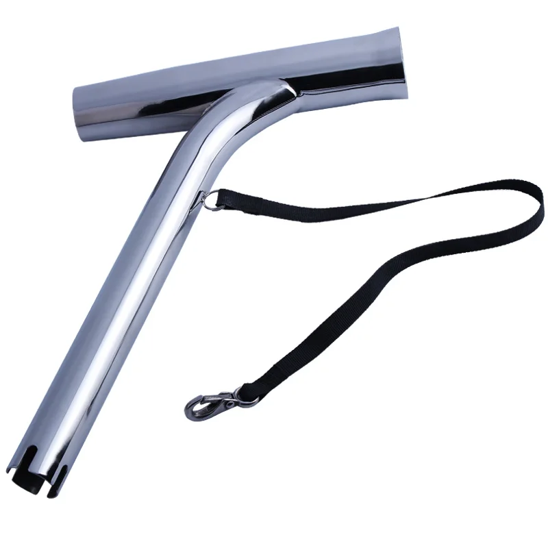 Boat Accessories Marine 2 Pieces Sliler Highly Polished Stainless Steel Outrigger Stylish Rod Holder 14\