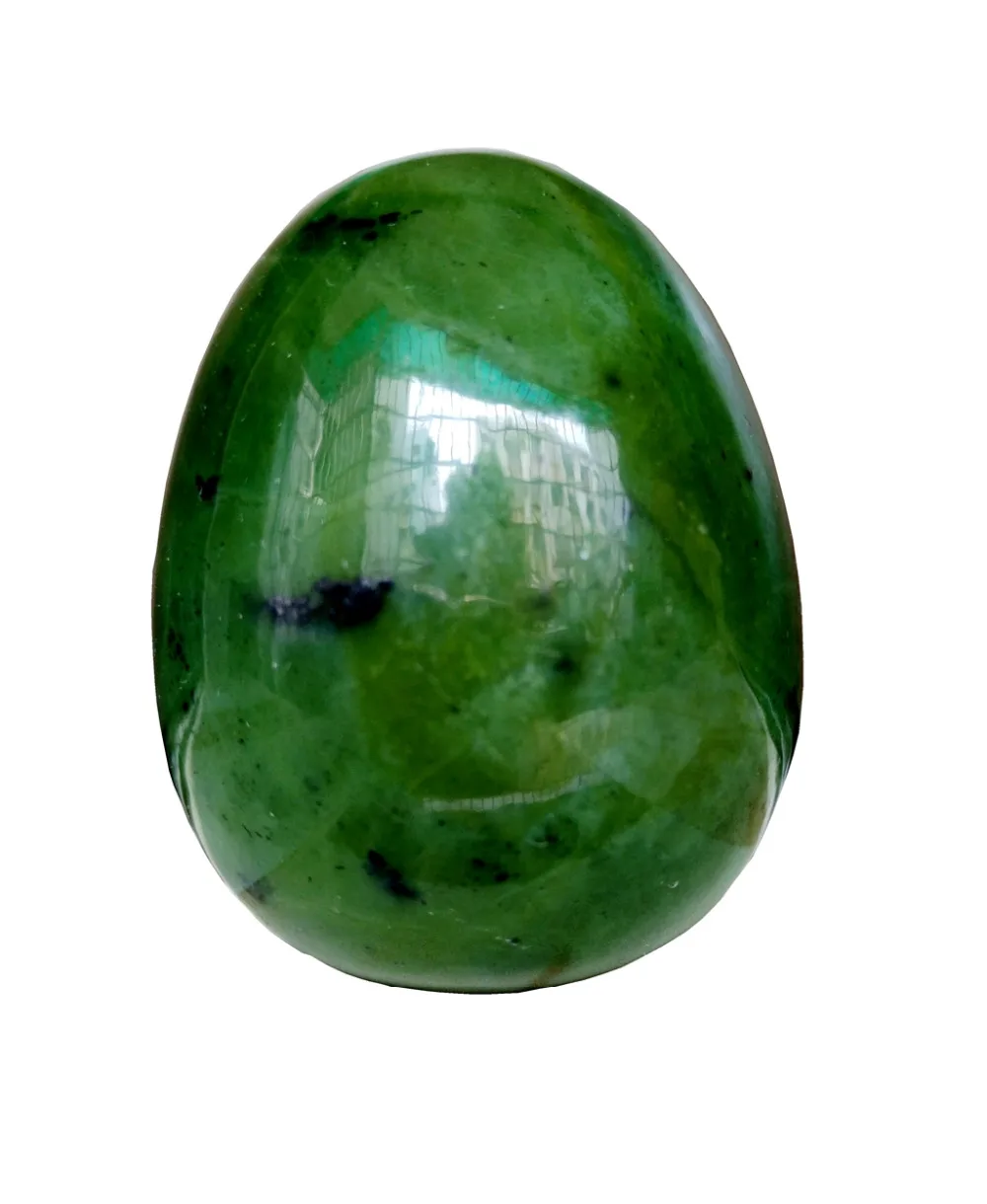 

Яйцо Yoni, натуральные серпантиновые яйца Nephrite, полированные хлорфановые массажные чакры, лечебное фотояйцо, 35x50 мм