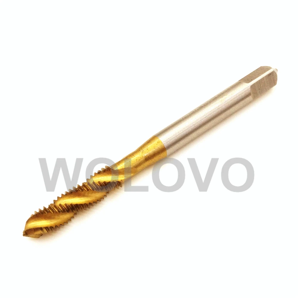 

HSS Machine M5 5MM*0.8MM Spiral Screw Thread Metric Plug Tap Drill Ti Coated