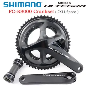 Shimano ultegra fc r8000-hollowtech iiクランクセット,2x11スピード,ロードバイク用 - AliExpress