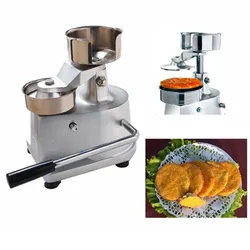 130mm manual stainless steel hamburger meat patty press machine burger forming maker machine