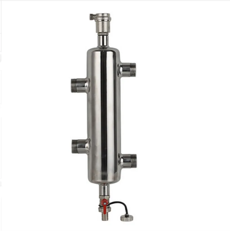 Thermostat water tank for  boiler electric heating equipment Water hydraulic separator parts for underfloor heating