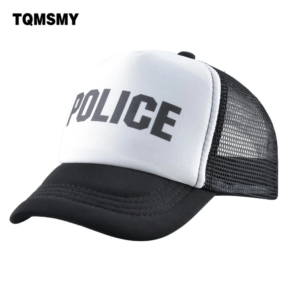 TQMSMY Police Summer Casual Cap Kid's Baseball Hat Children Visor Cap Boy Snap Back Hats for Girls Mesh Baseball Hats TMA35