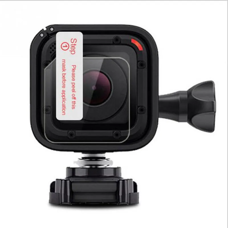 ORBMART Anteriore Lente In Vetro Temperato Protezione Dello Schermo Della Copertura di Caso Per GoPro Go pro Hero 4/5 Hero4 Hero5 Sessione Macchina