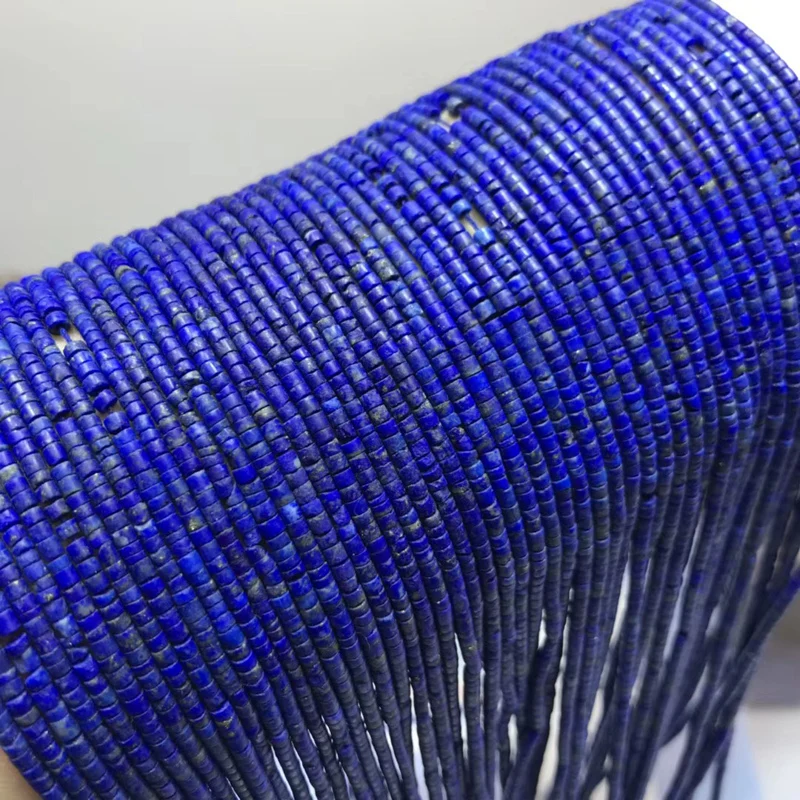 

Lapis lazuli 2MM 38CM for DIY jewelry making FPPJ wholesale nature loose beads
