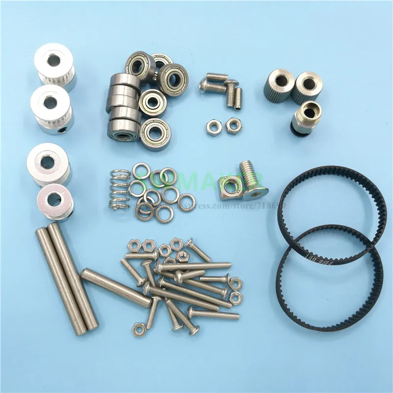 

Belted Dual Drive Two Wheel Strong and Silent Bowden Extruder kit Fasten Screw Pack / Screw Nut Kkit DIY Ultimake r 3D printer