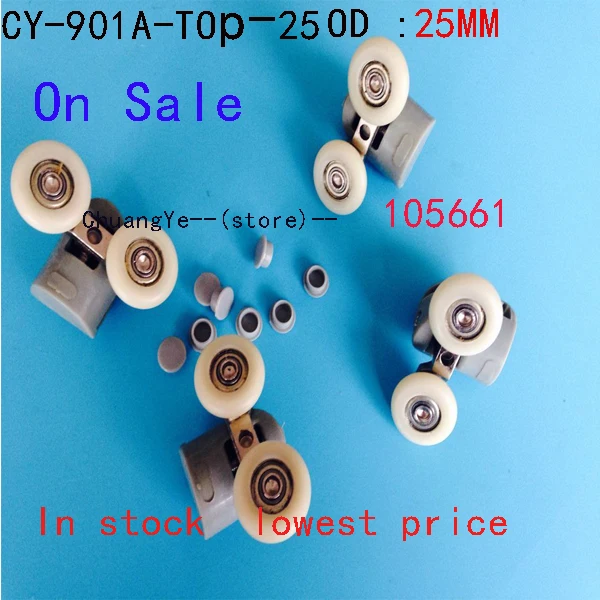 2 x TwinTop  Nylon  Shower Door Rollers Runners Wheels CY-902A On Sale