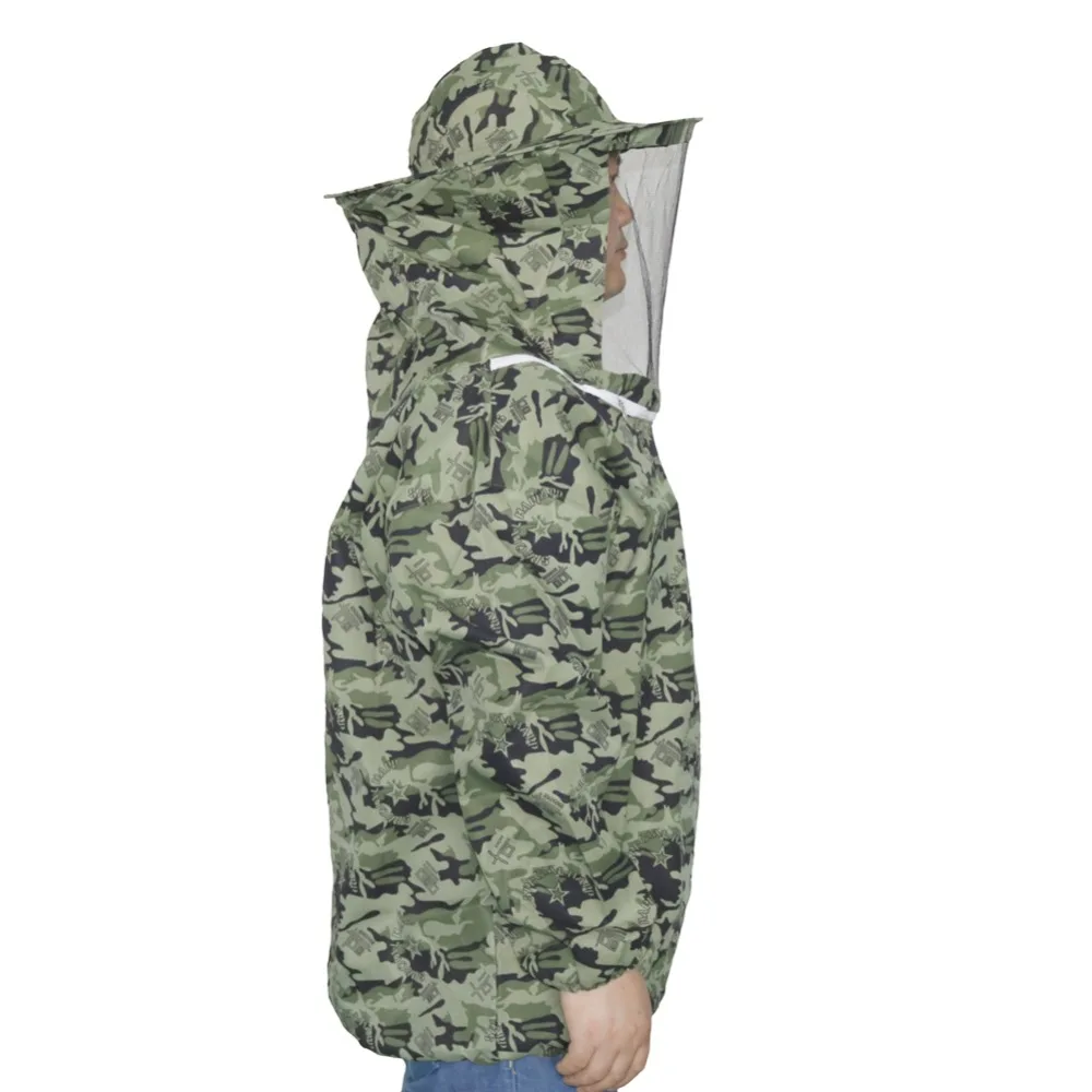 

Professional Protective Clothing Beekeeping Protective Equipment Apicultura Clothes Beekeeper Costume Veil Hood Hat Anti-Bee