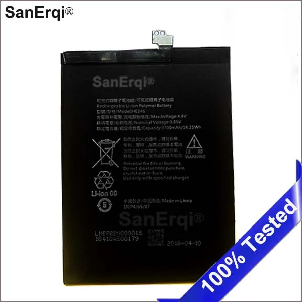 2700mAh Phone Replacement Battery For Nokia 7 Plus Li-ion Polymer Rechargeable Batteries HE346 SanErqi