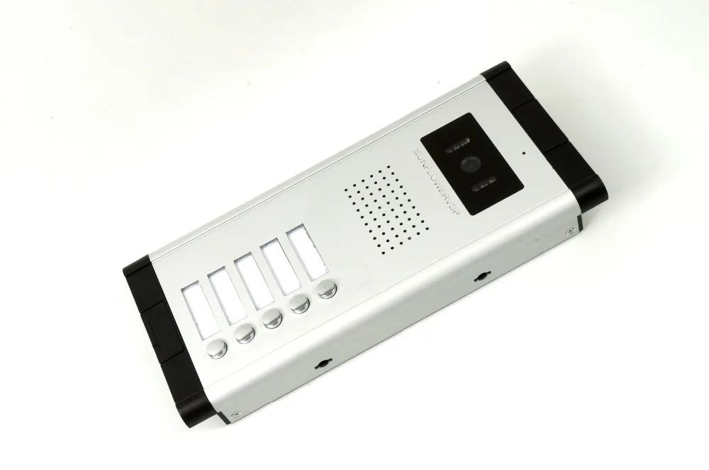 Sicherheit Video Türklingel Video Intercom Für 3-6 Wohnungen Wasserdichte Türklingel 7 "Video Tür Sprechanlage System intercom Hause