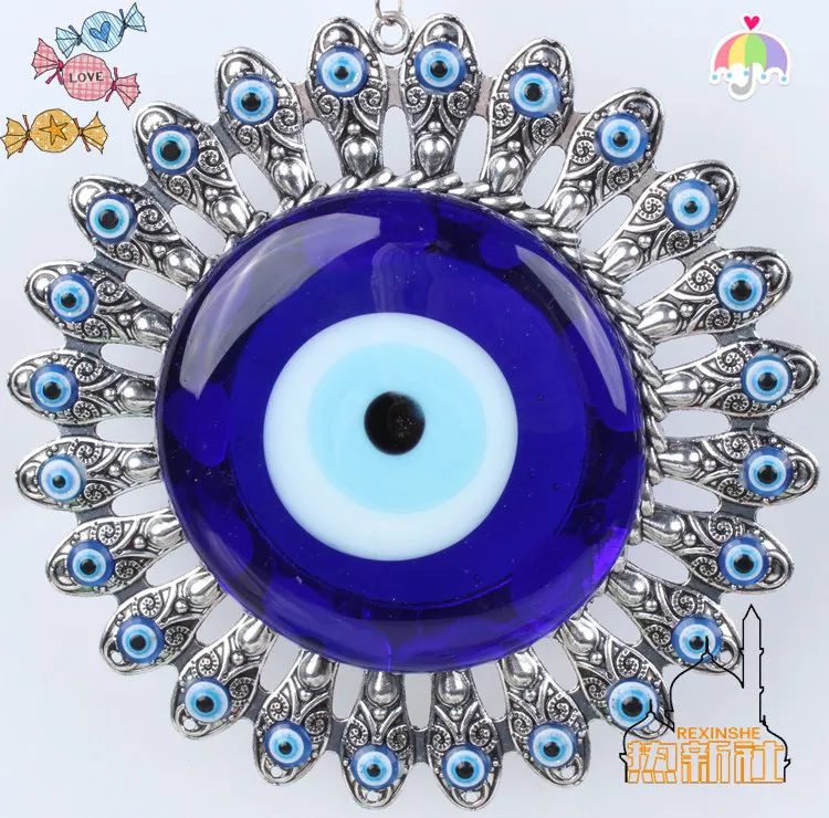 Turkey Taiyanghua blue eyes Muslim peace pendant ornaments evil 