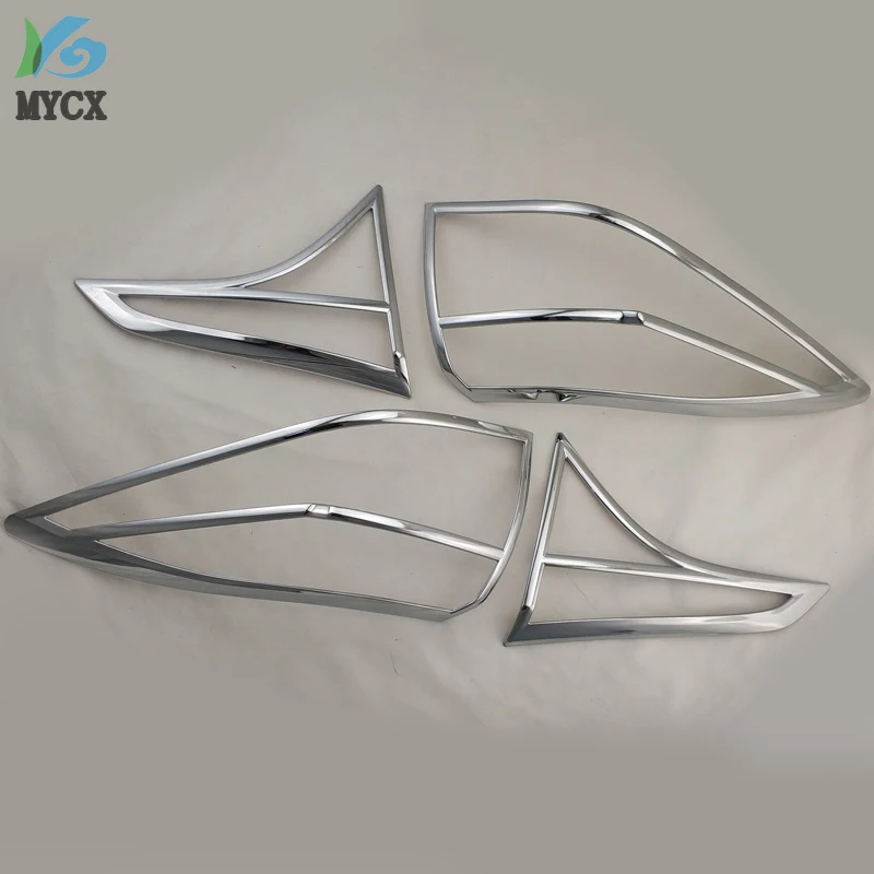 

4pcs ABS Chrome Car TAIL LAMP COVER for Eleventh-generation for Toyota E170 Corolla (North America) 2014-2017