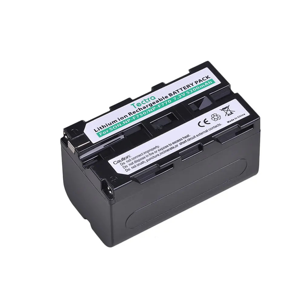 

1PCS 5200mAh NP-F750 NPF750 NP F750 F730 F770 Battery for Sony NP F960 F970 NP-F770 F550 CCD-TRV58 TRV110K TRV26E HVR-Z1 V1J z1