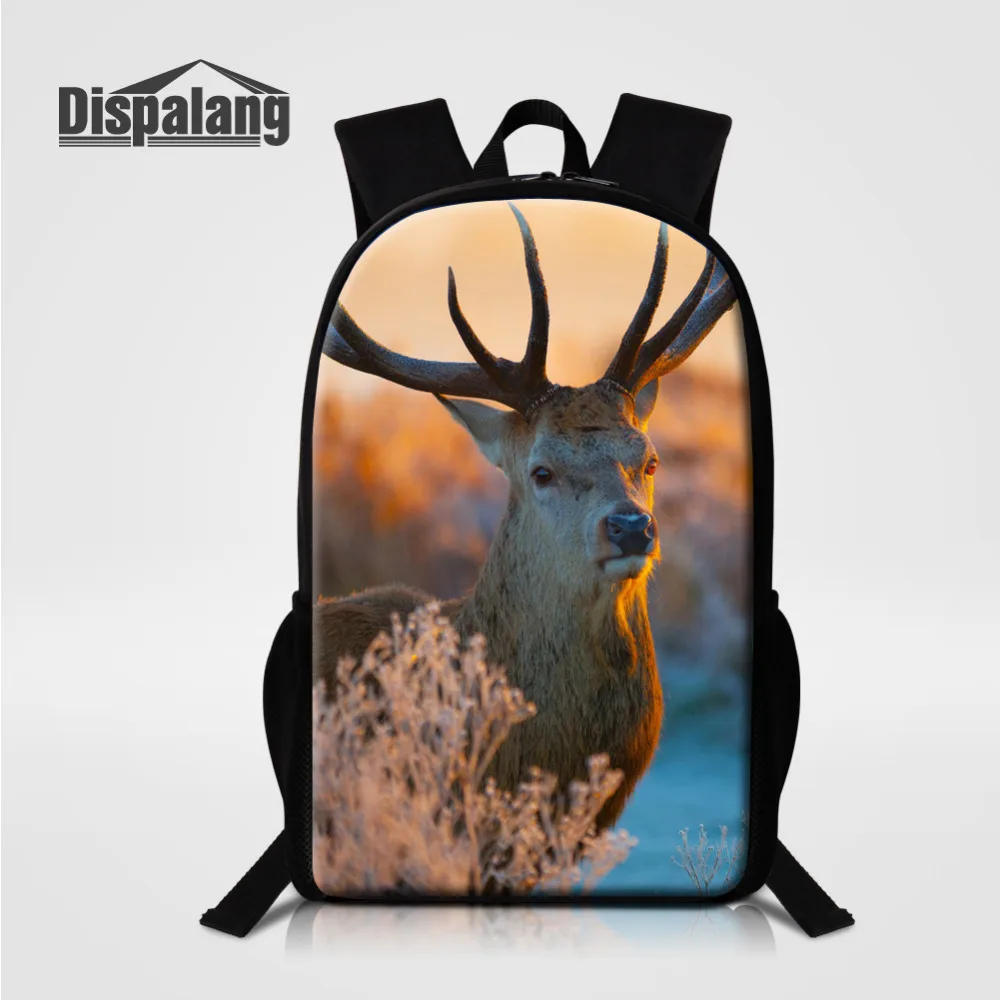 

Dispalang 16 Inch Backpacks Animal Printing School Bags For Teenagers Girls Deer Cute Rucksack Kids Schoolbag Children Bookbag