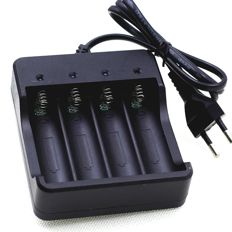 Znter 3.7V 18650 Charger Li-ion Battery 4.2V Four Slot Line Charge Full from Shutdown Factory Fashlight batteries Charger