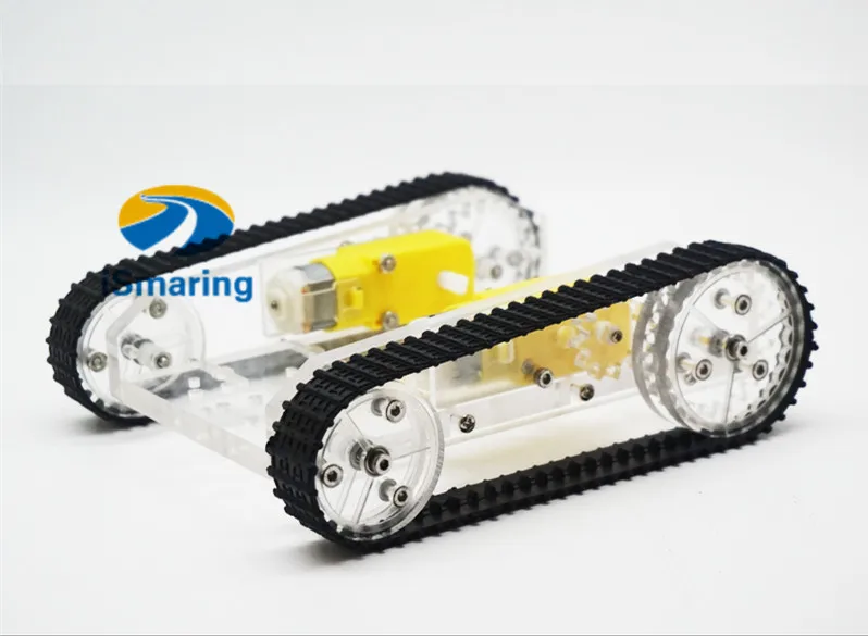 Caterpillar chassis, acrylic car chassis, intelligent car chassis, tracked robot, chassis tracked vehicles