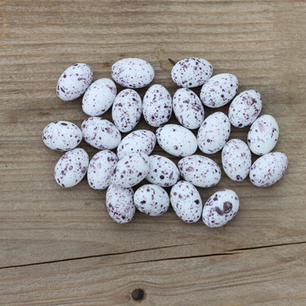Mini Eggs Nest Fairy Garden Miniature Figurine Toys Crafts DIY Accessories Artificial Birds Nest Simulation Eggs Home Decoration