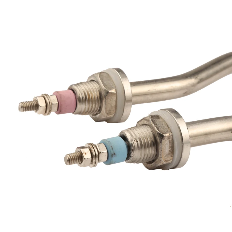 2KW 220V Bottle Shape Electric Heat Pipe for Insulation Barrels 8mm Stainless Steel 304 Heating Tube for Radiator Heats