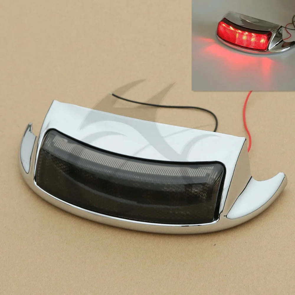 

Motorcycle Rear Fender Tip Brake Light Lamp For Harley Road Glide Electra Glide Ultra Classic 2009-2016