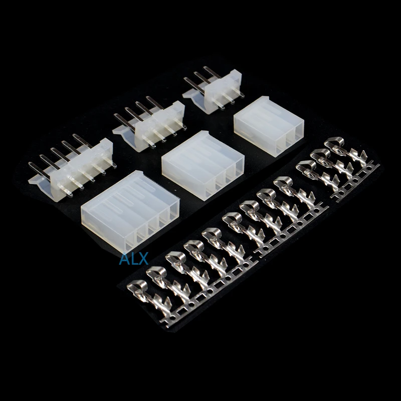 10sets 2139 ch3.96 2/3/4/5/6/7/8/9/10 pin connector 3.96MM PITCH Straight pin header + Housing + terminal ch3.96-2p/3p/4p/5p/6p