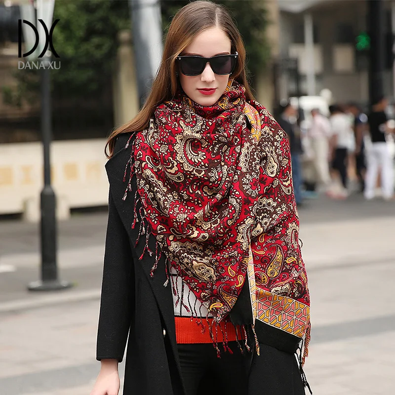 Ladies Warm Winter Hooded Wrap Poncho Wool Scarves Lush Cape Mantle Ponchos And Capes Aztec Outwear Casacos Femininos 2015