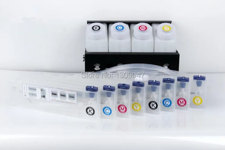 4 tanks +8 ink cartridges roland bulk ink system for Roland VS640 VS420 VS540 ciss ink system