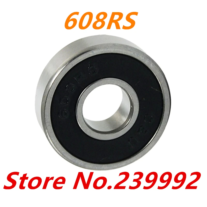 10 pcs 608 2RS Bearing ABEC-5 8X22X7 MM Skateboard Ball Bearings 608RS EMQ Z3V3 608-2RS 608rs Bearing