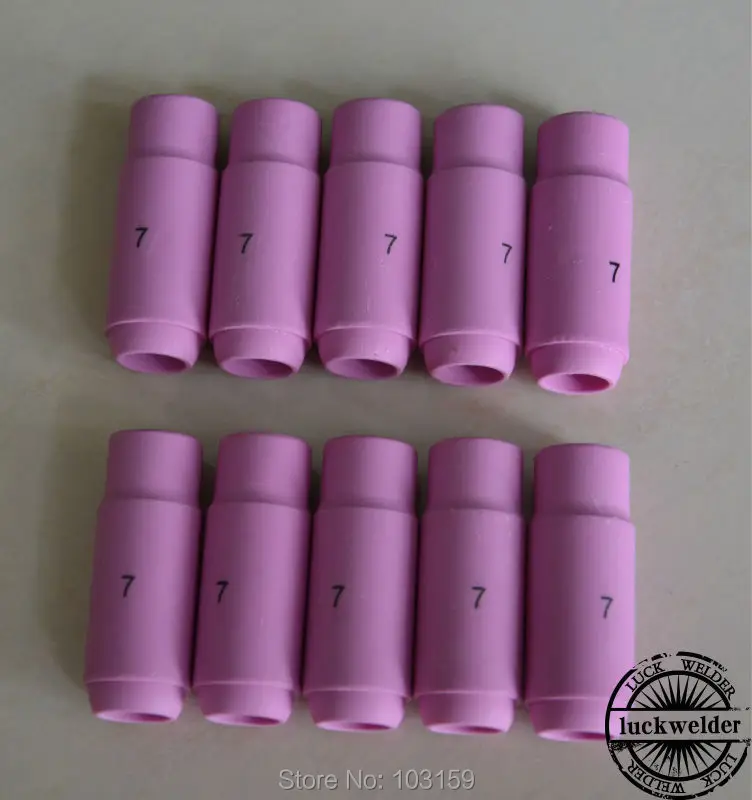 Kit TIG de boquilla de cuerpo de pinza, Conector de consumibles de antorcha de soldadura para serie WP17 18 26, 15 Uds.