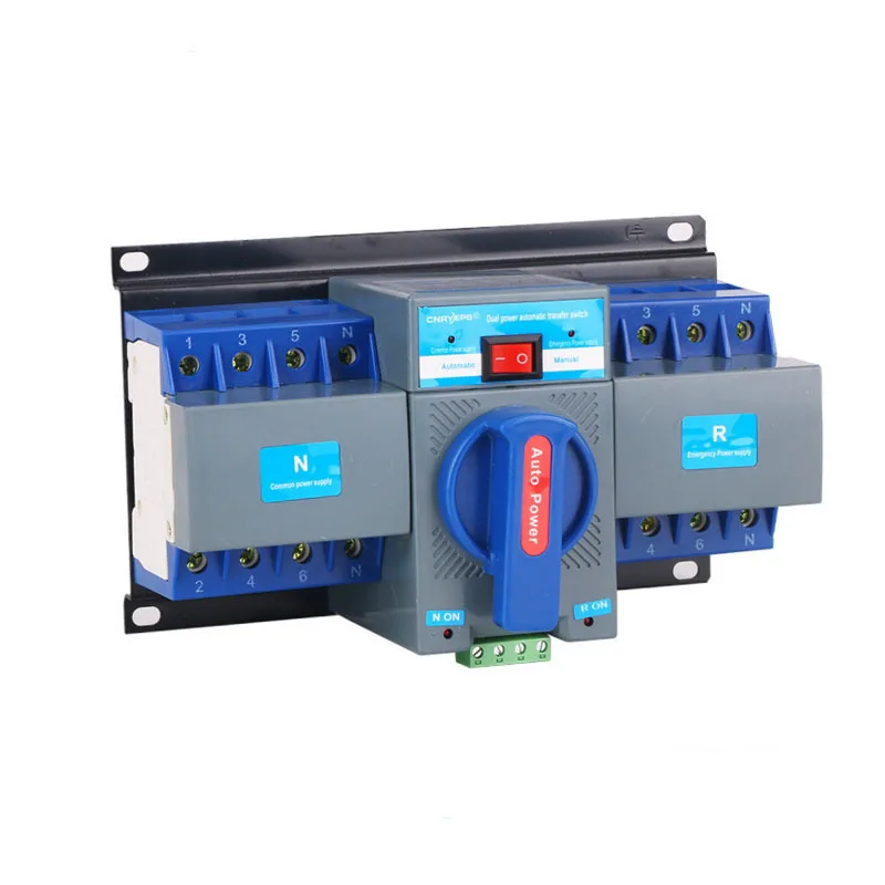 

Both Power Supply Automatic manual transfer Change-over Switch 4P 380V Exit Mini Type circuit mcb breaker